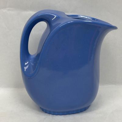 Art Deco Delphinium Blue Refrigerator Water Pitcher by Hall China For Westinghouse