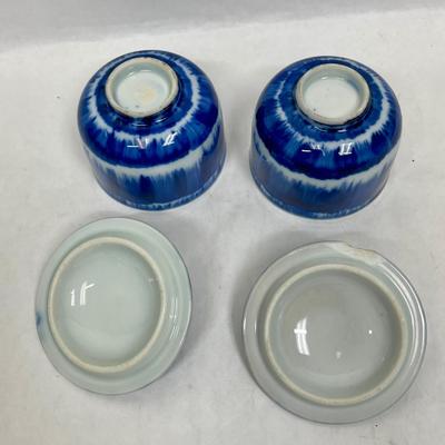 Japanese Ceramic Table Ware 2 dishes with lids