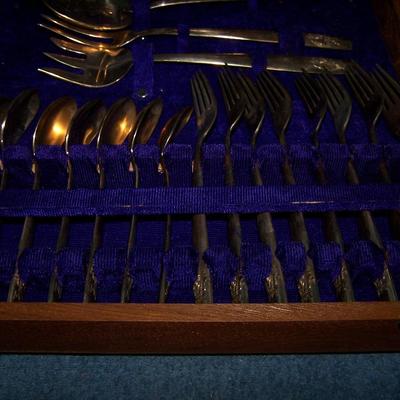 LOT 191 FAB MCM SIAM/THAILAND BRONZE FLATWARE