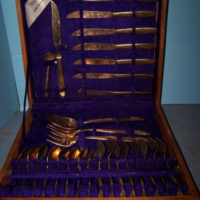 LOT 191 FAB MCM SIAM/THAILAND BRONZE FLATWARE