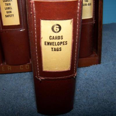 LOT 192 AMAZING VINTAGE CARPENTER'S PAPER CO CATALOGS in CASE