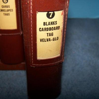 LOT 192 AMAZING VINTAGE CARPENTER'S PAPER CO CATALOGS in CASE