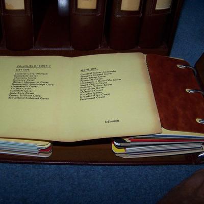 LOT 192 AMAZING VINTAGE CARPENTER'S PAPER CO CATALOGS in CASE