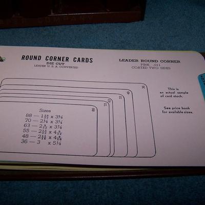 LOT 192 AMAZING VINTAGE CARPENTER'S PAPER CO CATALOGS in CASE