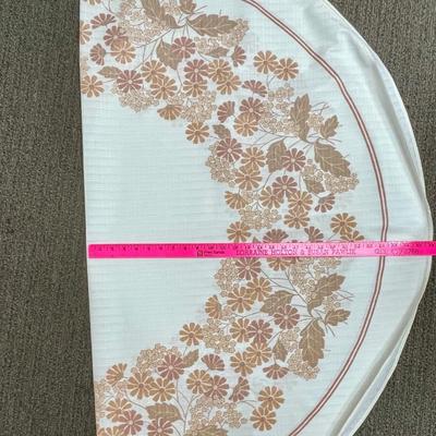 Round Tablecloth, Vintage Fall Leaves