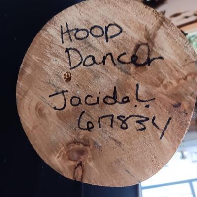 AUTHENTIC INDIAN MADE KACHINA "HOOP DANCER" BY JACIDO L.