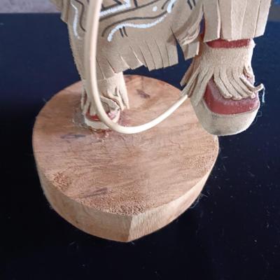 AUTHENTIC INDIAN MADE KACHINA "HOOP DANCER" BY JACIDO L.
