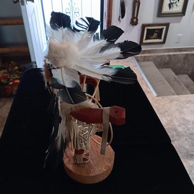 AUTHENTIC INDIAN MADE KACHINA "HOOP DANCER" BY JACIDO L.
