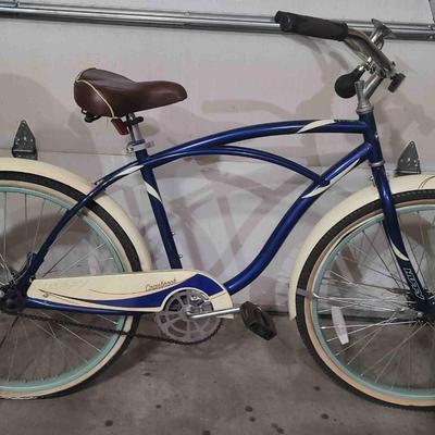 Sale Photo Thumbnail #27: Vintage Huffy Beach Cruiser w/ Custom Bike Horn in excellent condition. Great edition to any bikers collection... Rare and sought after.