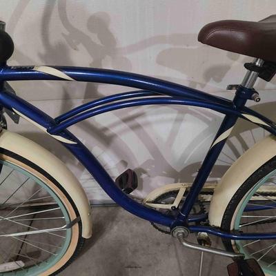 Sale Photo Thumbnail #29: Vintage Huffy Beach Cruiser w/ Custom Bike Horn in excellent condition. Great edition to any bikers collection... Rare and sought after.