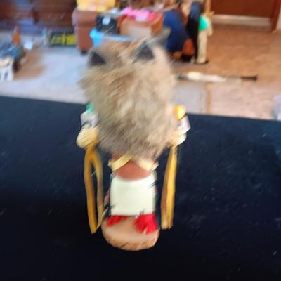2 KACHINAS MADE BY NATIVE AMERICANS