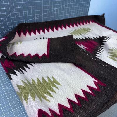 Navajo Blanket Brown and Red