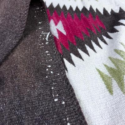 Navajo Blanket Brown and Red