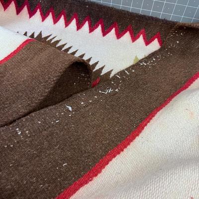 Navajo Blanket Brown and Red