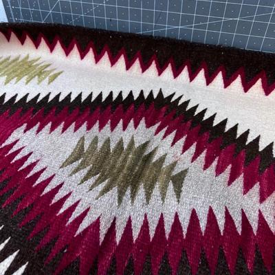 Navajo Blanket Brown and Red