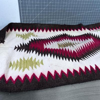 Navajo Blanket Brown and Red
