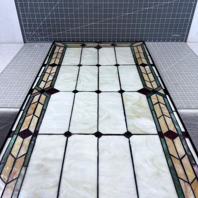 Bigger Stain Glass Panel, Arts & Crafts Design