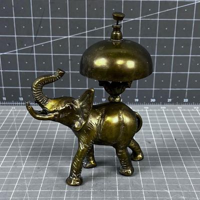 Brass Elephant Bell