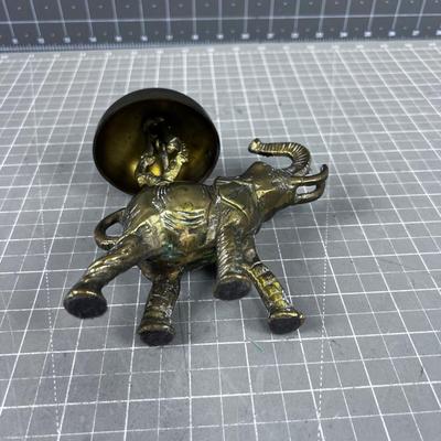 Brass Elephant Bell