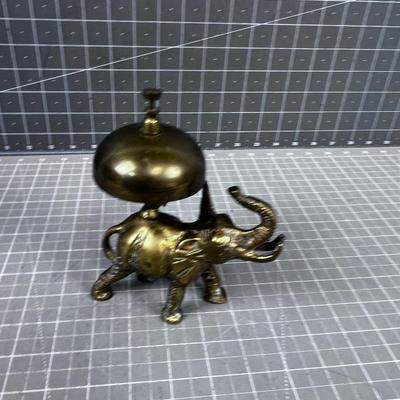 Brass Elephant Bell