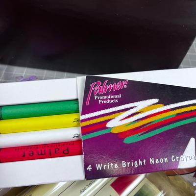 Super Lot Of Art Supplies: Crayons, Pastels, Markers, 