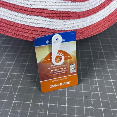 Colombia Global Packable Hat NEW Orange and White