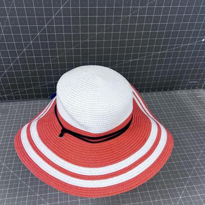 Colombia Global Packable Hat NEW Orange and White