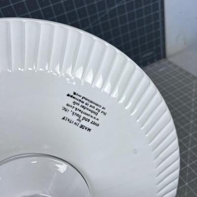 2 Matching Cake Plates White 
