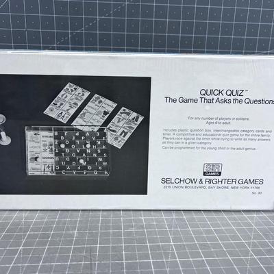 Quick Quiz Brand New Game Sealed