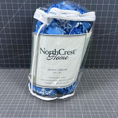 NorthCrest Home Down Throw Blanket NEW 