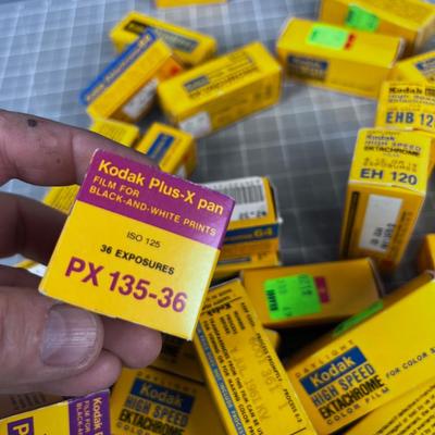 Large lot of KODAK 35 mm Film New in the box