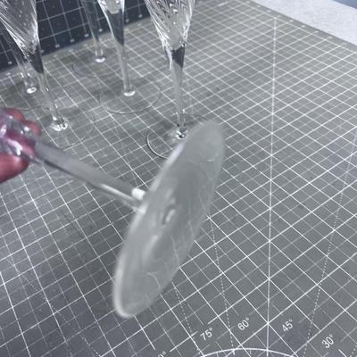 Lovely Champaign Flutes and Wine Glasses 