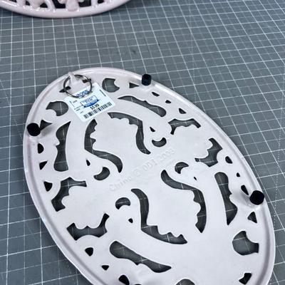 Cast Iron Trivets PINK 