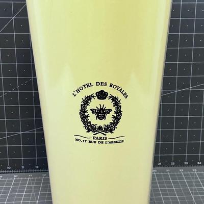 Enamel Flower Bucket / Vase