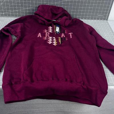 ARIAT Woman's Size Small NEW with Tags HOODIE
