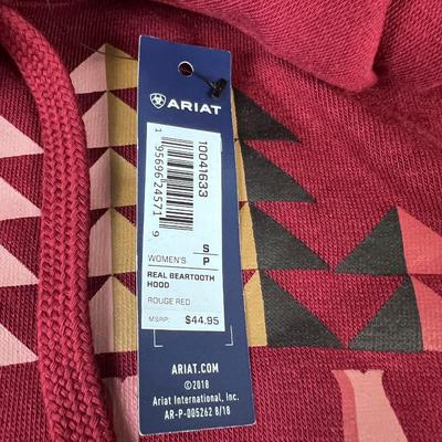 ARIAT Woman's Size Small NEW with Tags HOODIE
