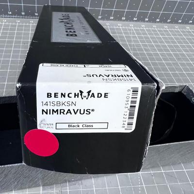 Benchmade Nimravus Black Class Fixed Blade Knife