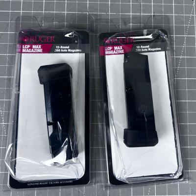 Ruger LCP 12 Round .380 Auto Magazines - Pair