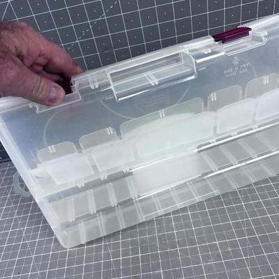 2 NEW Clear Craft or Tackle Boxes 