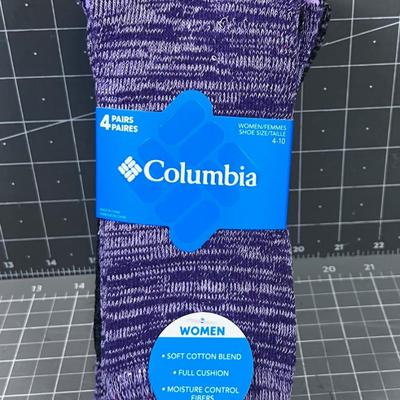 Columbia Cotton Blend Crew Socks 