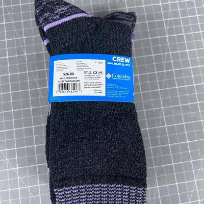 Columbia Cotton Blend Crew Socks 