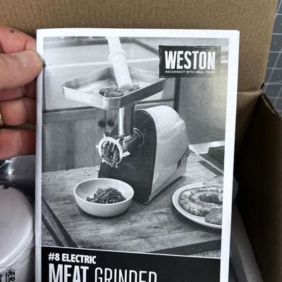 Weston Electric Meat Grinder 