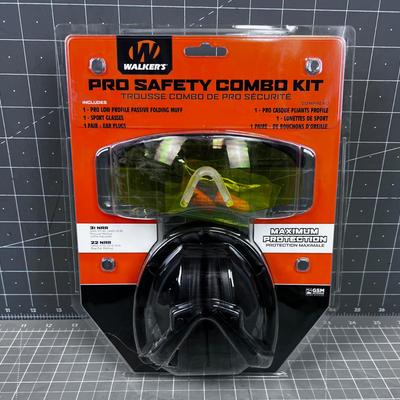 Pro Safety Combo Kit Ear muffs and Glasses