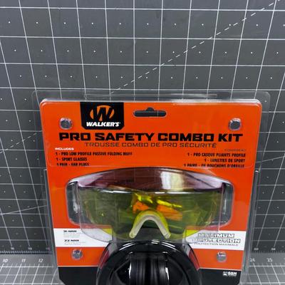 Pro Safety Combo Kit Ear muffs and Glasses