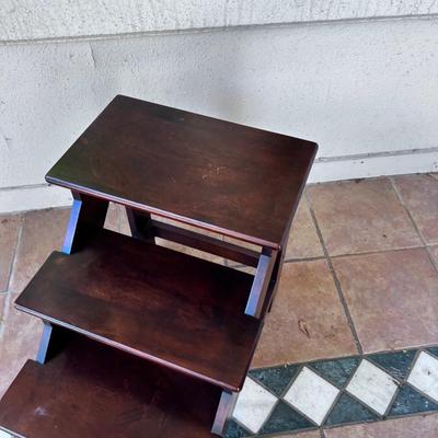 Mahogany Step-Up or Step Ladder