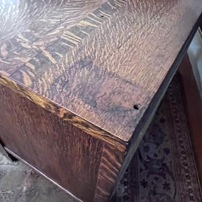 Antique OAK Chest of Drawers w/Mirror