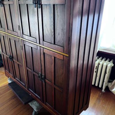 Arts & Crafts Mission Style Cabinet #A