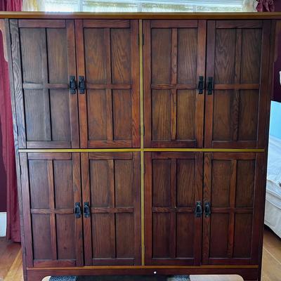 Arts & Crafts Mission Style Cabinet #B