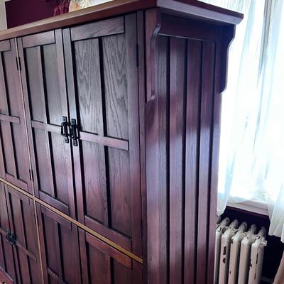 Arts & Crafts Mission Style Cabinet #B