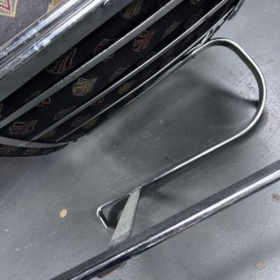 Art Deco CHROME Kem Weber Springer Chair, Lloyd Mfg.